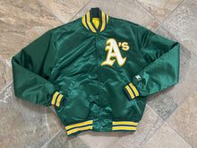 Load image into Gallery viewer, Vintage Oakland Athletics Starter Satin Baseball Jacket, Size Large