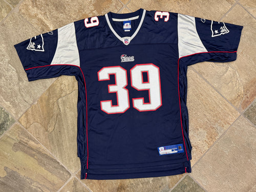 Vintage New England Patriots Laurence Maroney Reebok Football Jersey, Size Large