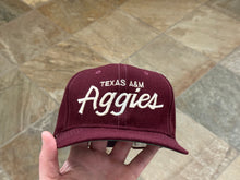 Load image into Gallery viewer, Vintage Texas A&amp;M Aggies Sports Sports Script Snapback College Hat