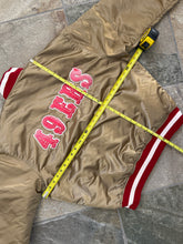 Load image into Gallery viewer, Vintage San Francisco 49ers Starter Satin Football Jackst, Size Large