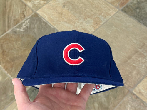 Vintage Chicago Cubs New Era Pro Fitted Baseball Hat, Size 7 1/8