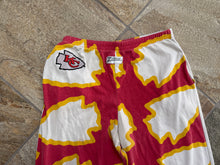 Load image into Gallery viewer, Vintage Kansas City Chiefs Zubaz Football Pants, Size Large