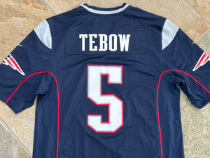 New England Patriots Tim Tebow Nike Football Jersey, Size Medium