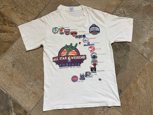 Vintage 1995 NBA All Star Game Phoenix Trench Basketball TShirt, Size Large