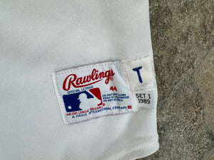 Vintage Texas Rangers Davey Lopes Game Worn Rawlings Baseball Jersey, Size Medium, 42