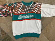 Load image into Gallery viewer, Vintage Miami Dolphins Zubaz Cliff Engle Sweater Football Sweatshirt, Size Small