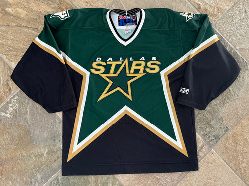 Vintage Dallas Stars CCM Hockey Jersey, Size Large