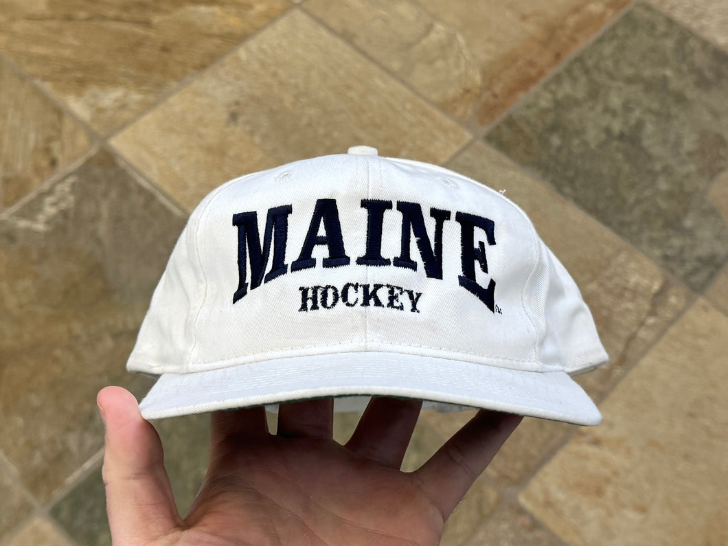 Vintage Maine Black Bears Hockey The Game Snapback College Hat