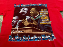Load image into Gallery viewer, Vintage Dr. Martin Luther King Jr. Let Freedom Ring Rap Tee T-Shirt, Size XL ###