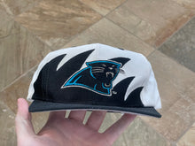Load image into Gallery viewer, Vintage Carolina Panthers Logo 7 Sharktooth Snapback Football Hat