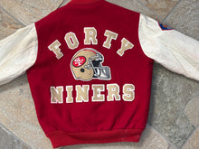 Load image into Gallery viewer, Vintage San Francisco 49ers Chalkline Letterman Football Jacket, Size Medium
