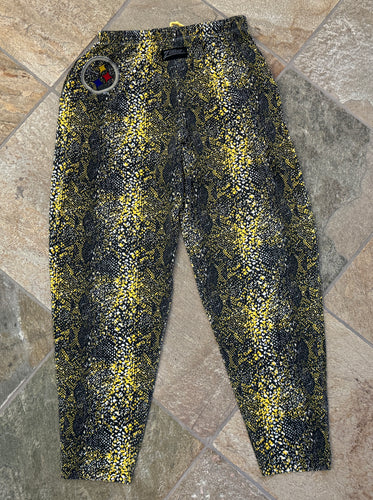 Vintage Pittsburgh Steelers Zubaz Football Pants, Size Large