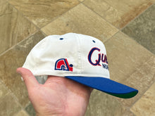 Load image into Gallery viewer, Vintage Quebec Nordiques Sports Specialties Script Snapback Hockey Hat