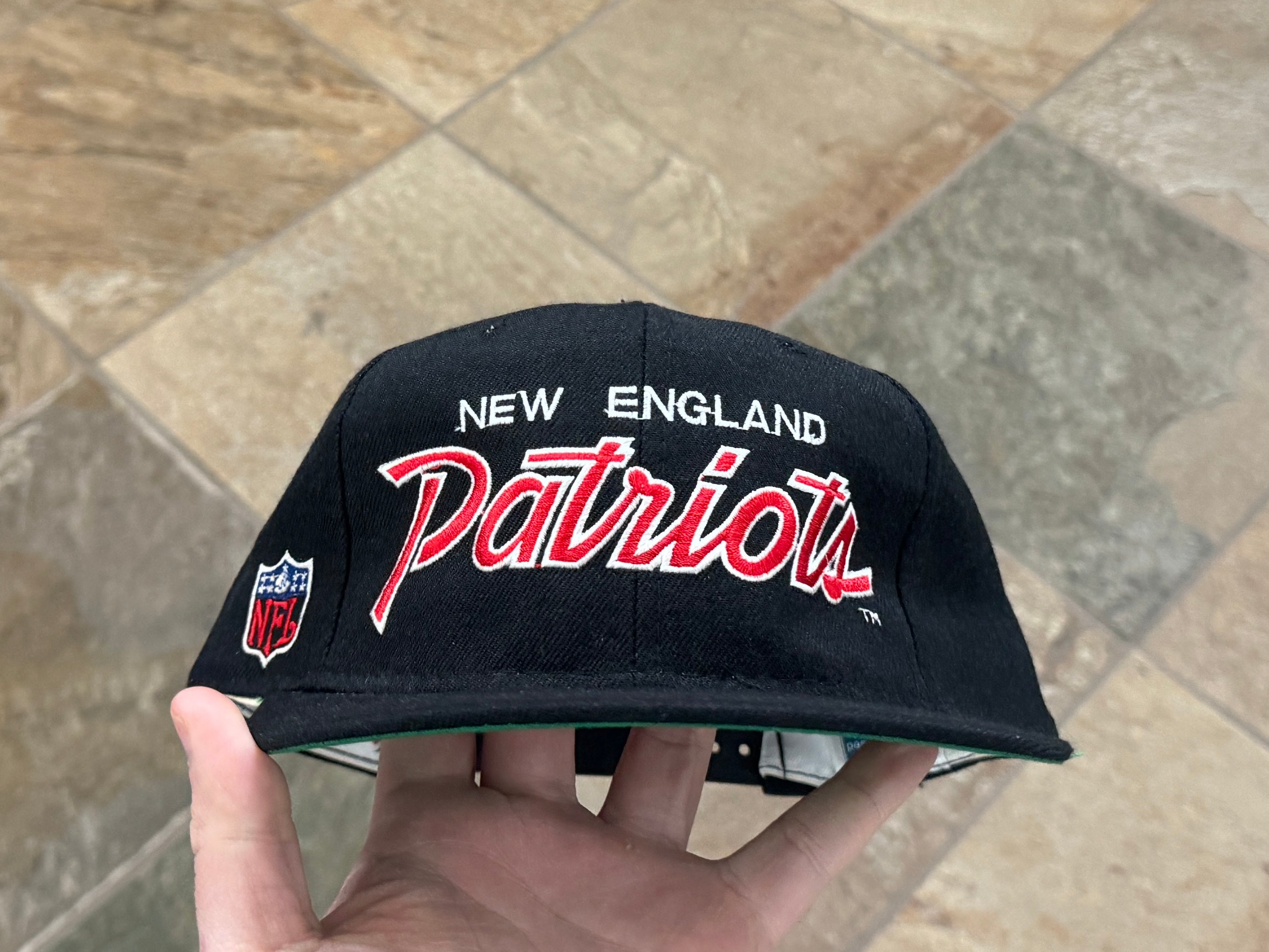 Vintage New England Patriots Sports Specialties Script Snapback