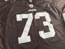 Load image into Gallery viewer, Vintage Cleveland Browns Joe Thomas Reebok Football Jersey, Size Large