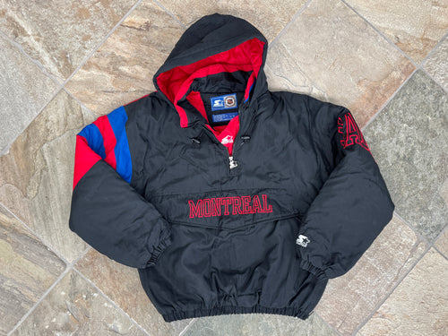 Vintage Montreal Canadiens Starter Parka Hockey Jacket, Size Large