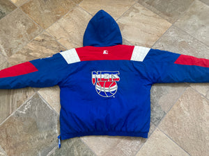 Vintage New Jersey Nets Starter Parka Basketball Jacket, Size Large
