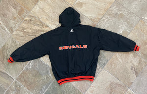 Vintage Cincinnati Bengals Starter Parka Football Jacket, Size Large