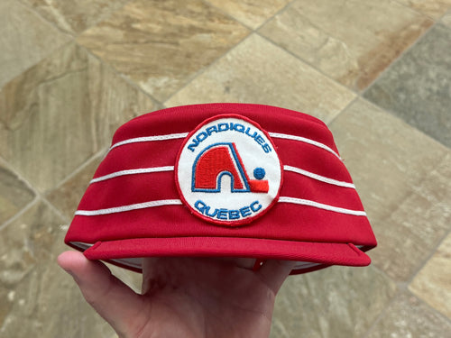 Vintage Quebec Nordiques Pill Box Snapback Hockey Hat