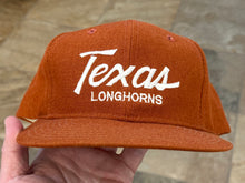 Load image into Gallery viewer, Vintage Texas Longhorns Sports Specialties Script Snapback College Hat
