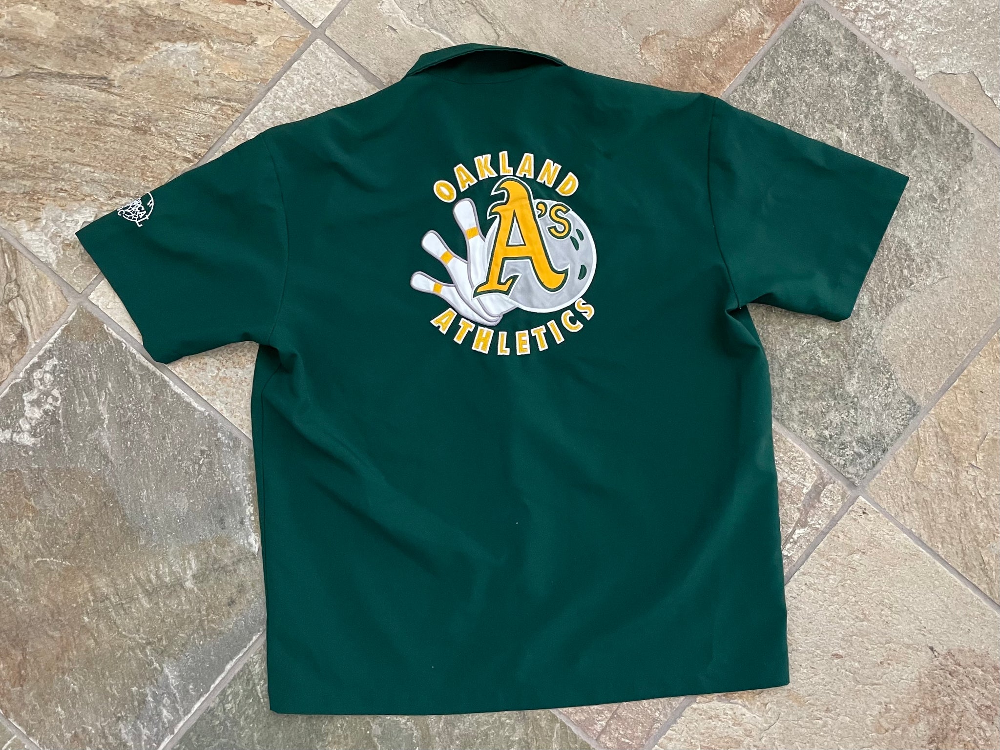 Oakland Athletics retro Bowling Shirt 