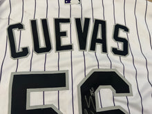 Load image into Gallery viewer, Colorado Rockies Noel Cuevas Game Worn Majestic Baseball Jersey, Size 44, Large