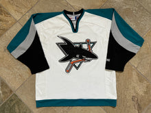 Load image into Gallery viewer, Vintage San Jose Sharks CCM Hockey Jersey, Size Large