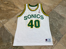 Load image into Gallery viewer, Vintage Seattle SuperSonics Shawn Kemp Champion Basketball Jersey, Size 44, Large