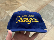 Load image into Gallery viewer, Vintage San Diego Chargers Sports Specialties Script Snapback Football Hat