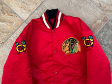 Load image into Gallery viewer, Vintage Chicago Blackhawks Starter Satin Hockey Jacket, Size Large