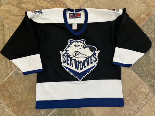 Vintage Mississippi Sea Wolves SP ECHL Hockey Jersey, Size Medium