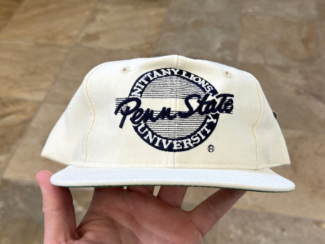 Vintage Penn State Nittany Lions The Game Circle Logo Snapback College Hat