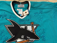 Load image into Gallery viewer, Vintage San Jose Sharks CCM Authentic Autographed Hockey Jersey, Size 54, XXL