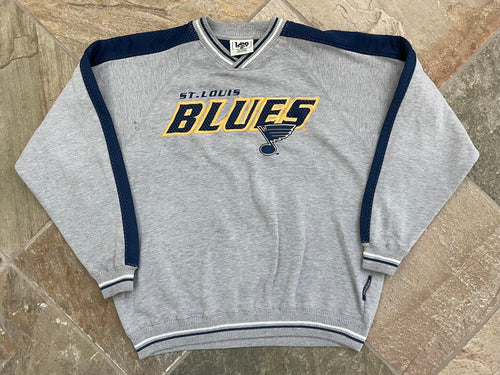 NHL St Louis Blues Vintage 90's Nutmeg Long Sleeve Sports Polo