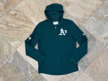 Load image into Gallery viewer, Oakland Athletics Majestic Hooded Long Sleeve Baseball TShirt, Size Small