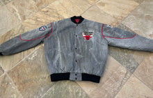 Load image into Gallery viewer, Vintage Chicago Bulls Starter Acid Wash Football Jacket, Size Large