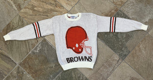 Vintage Cleveland Browns Cliff Engle Sweater Football Sweatshirt, Size Large