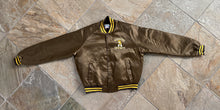 Load image into Gallery viewer, Vintage Wyoming Cowboys Chalkline Satin College Jacket, Size Large