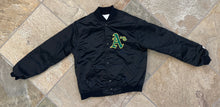 Load image into Gallery viewer, Vintage Oakland Athletics Starter Satin Baseball Jacket, Size Youth Medium, 10-12