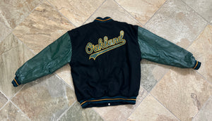 Vintage Oakland Athletics JH Designs Reversible Baseball Jacket, Size Large