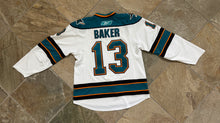 Load image into Gallery viewer, Vintage San Jose Sharks Jamie Baker Reebok Hockey Jersey, Size 52, XXL