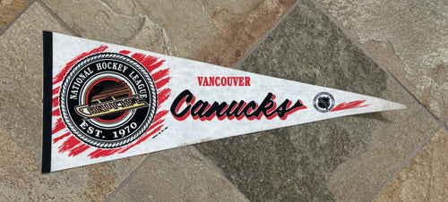 Vintage Vancouver Canucks NHL Hockey Pennant
