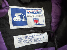 Load image into Gallery viewer, Vintage Minnesota Vikings Starter Parka Football Jacket, Size Large