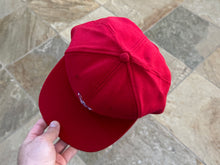 Load image into Gallery viewer, Vintage St. John’s Redmen Red Storm DeLong Snapback College Hat.