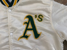 Load image into Gallery viewer, Vintage Oakland Athletics Starter Satin Baseball Jacket, Size Large