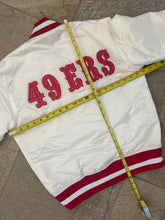 Load image into Gallery viewer, Vintage San Francisco 49ers Starter Satin Football Jacket, Size Small