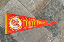 Load image into Gallery viewer, Vintage San Francisco 49ers Super Bowl XVI Football Pennant