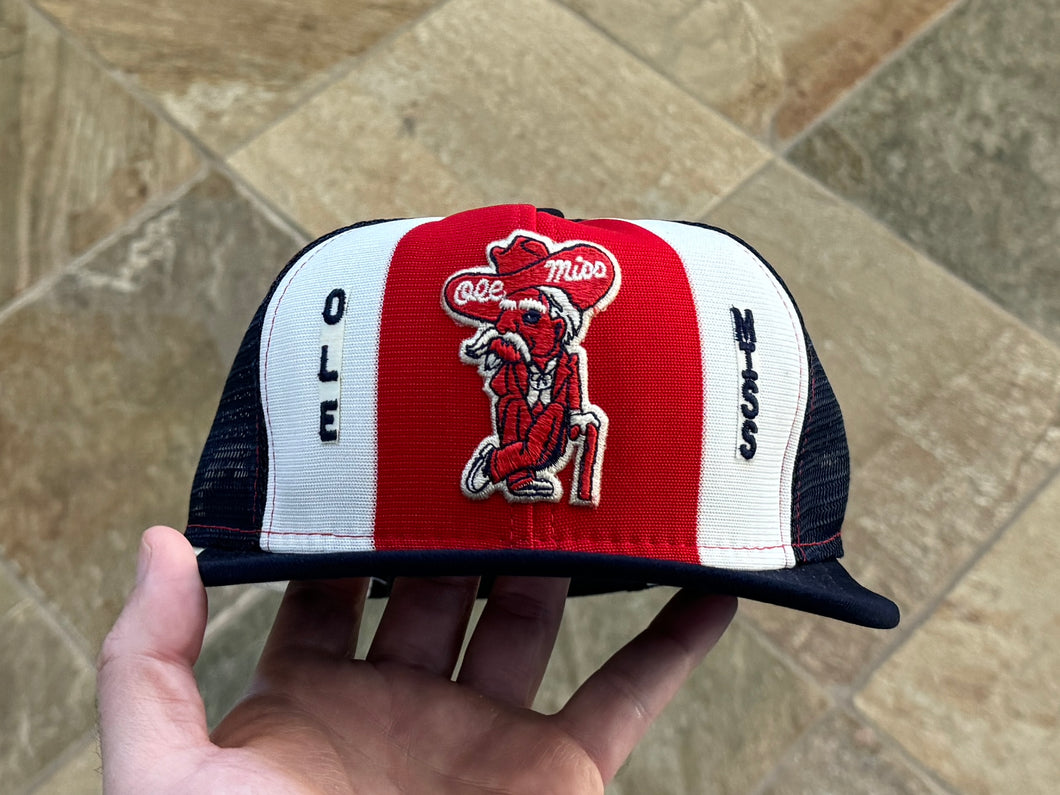 Vintage Mississippi Ole Miss Rebels AJD Luckystripes Snapback College Hat