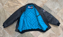 Load image into Gallery viewer, Vintage San Jose Sharks Pro Player Leather Hockey Jacket, Size Large