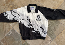 Load image into Gallery viewer, Vintage Oakland Raiders Logo Athletic Splash Football Jacket, Size Large